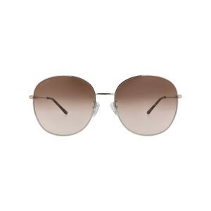Gucci Round-Frame Metal Sunglasses Silver Womens